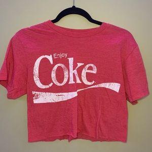 Cropped Coca Cola Tee